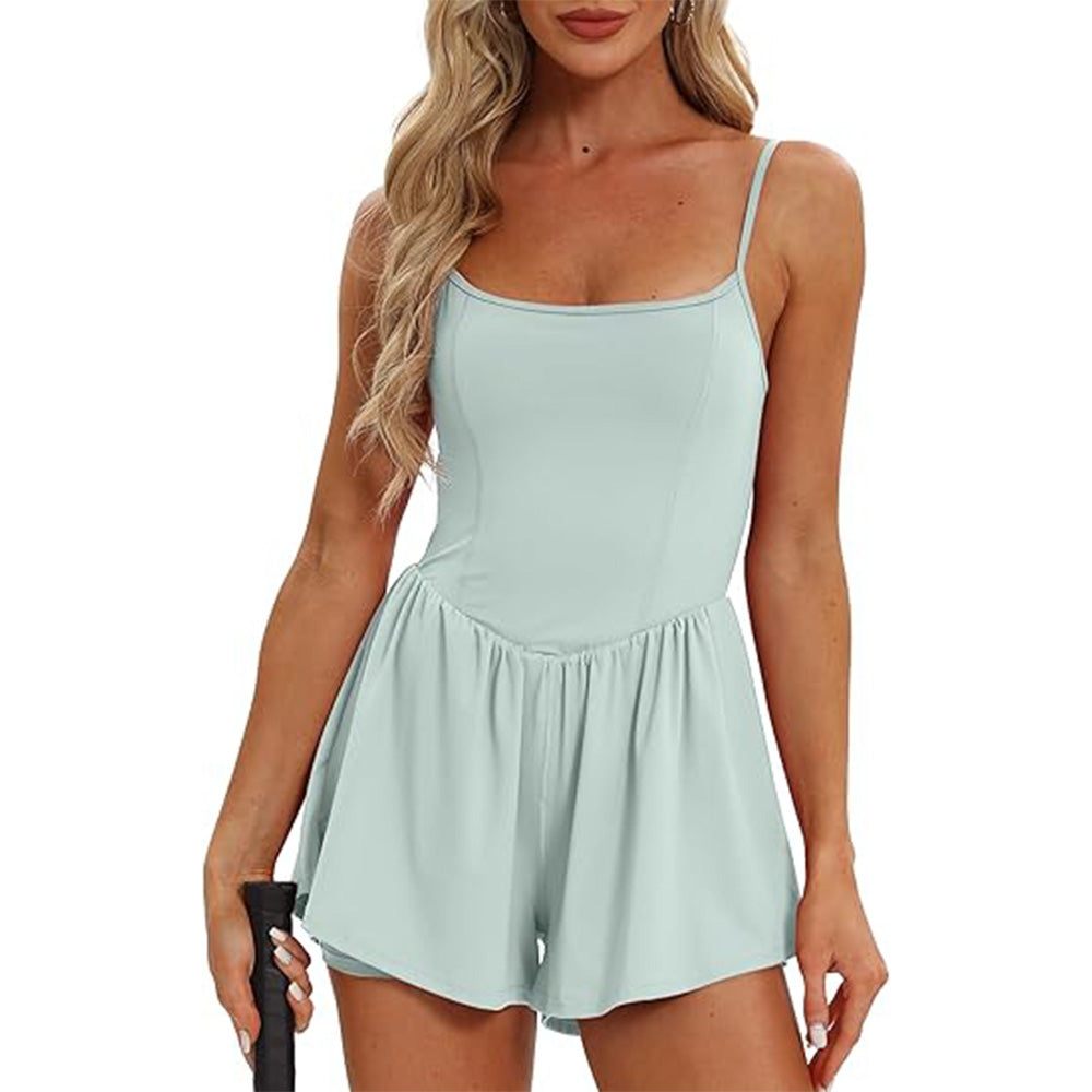 🌴Summer Breeze Essential! Double-Lined Short Romper✨ Adjustable Spaghetti Strap💃 No-Slip Sleeveless Jumpsuit | TikTok’s Hotlist 🌴Summer Breeze Essential! Double-Lined Short Romper✨ Adjustable Spaghetti Strap💃 No-Slip Sleeveless Jumpsuit | TikTok’s Hotlist